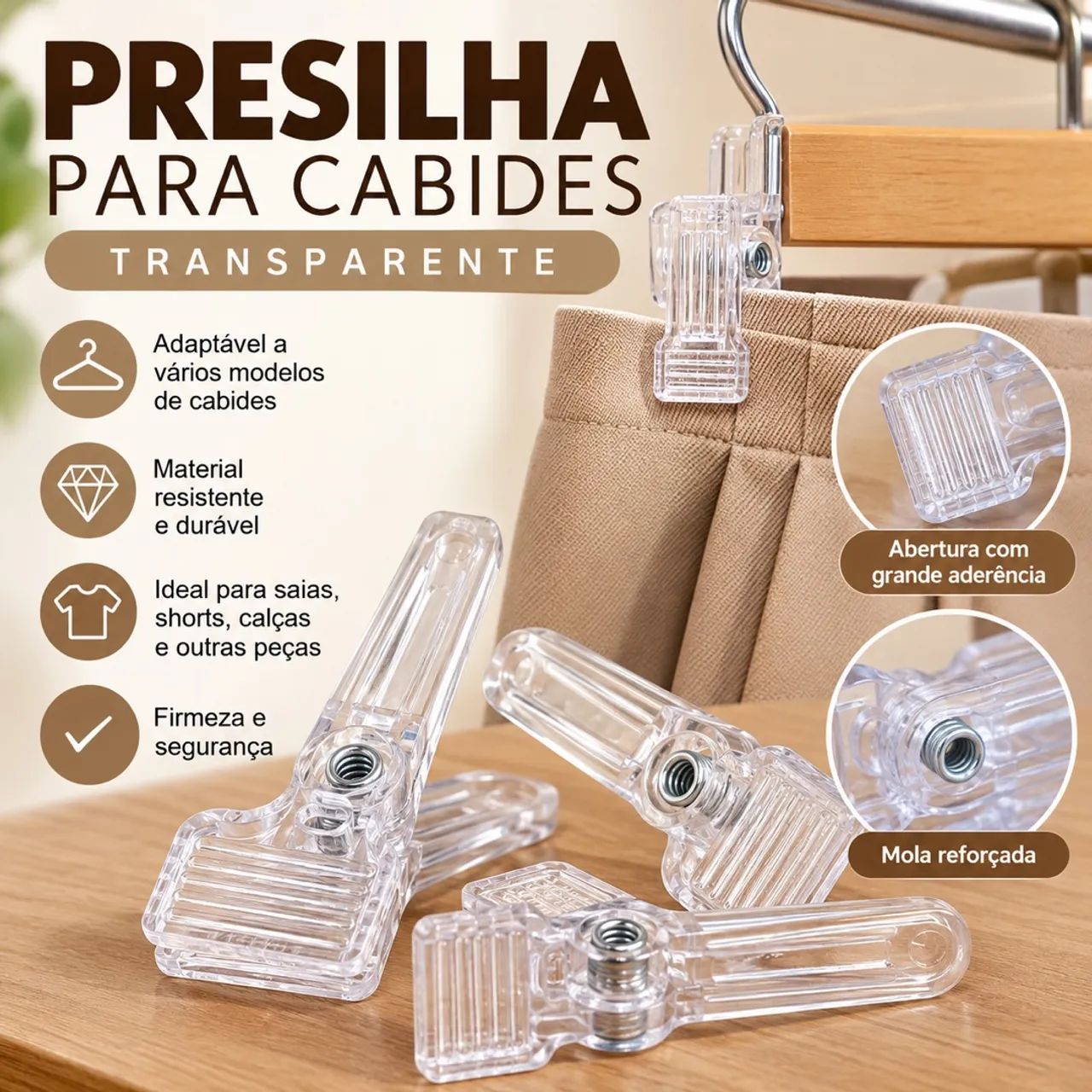 Presilhas para Cabides de Roupas - R$ 1,00 a Unidade - Foto 2