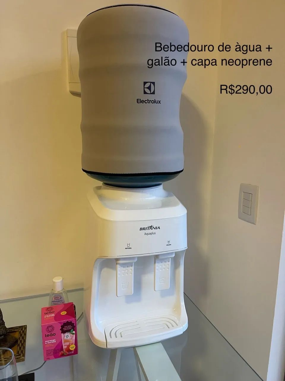 Bebedouro Aquaplus+capa neoprene+galão