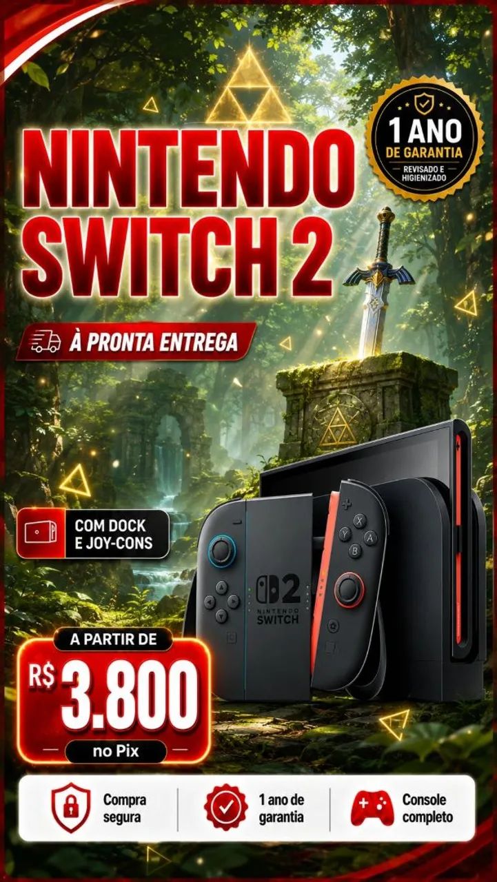 Switch 2 a pronta entrega  - Foto 2