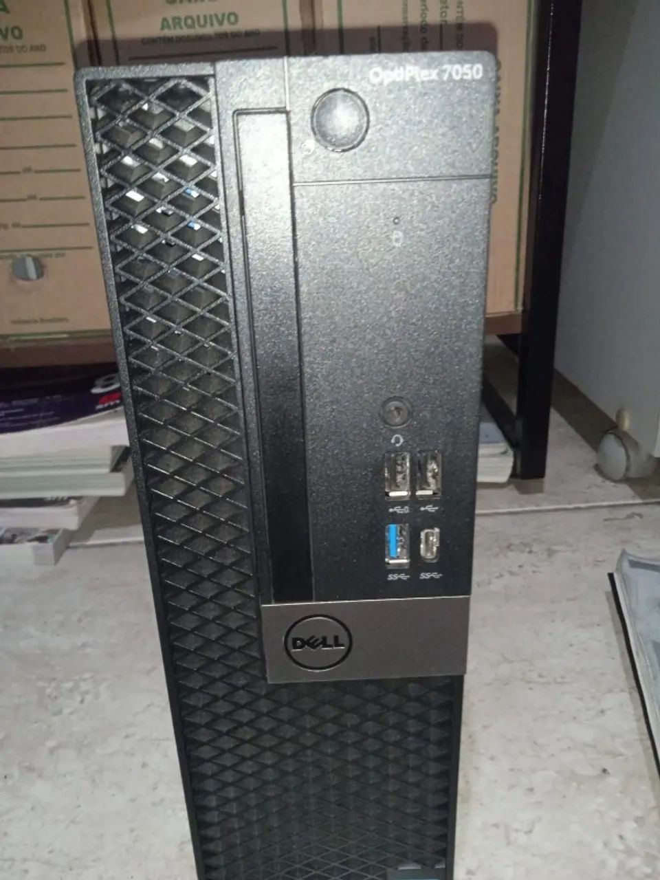Torre gabinete computador pc dell optiplex 7050 - leia