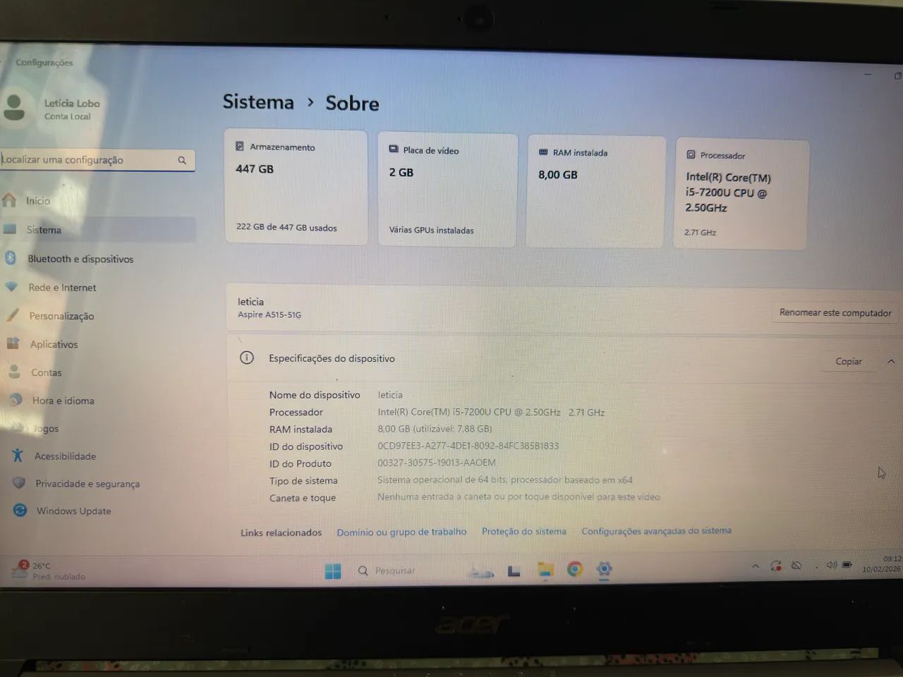 Notebook acer - Foto 2