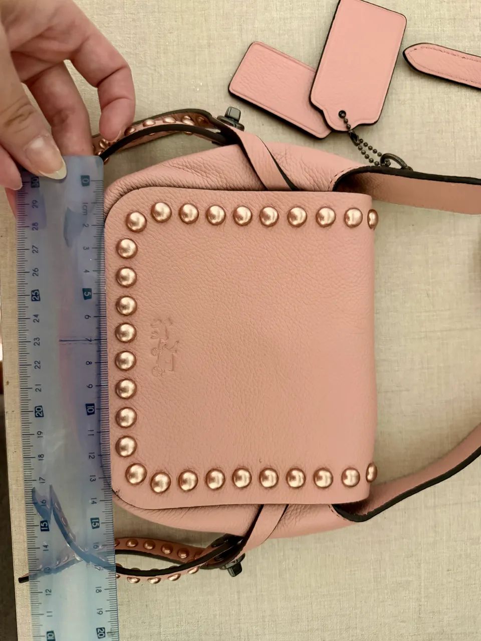 Bolsa Coach original em couro  - Foto 5