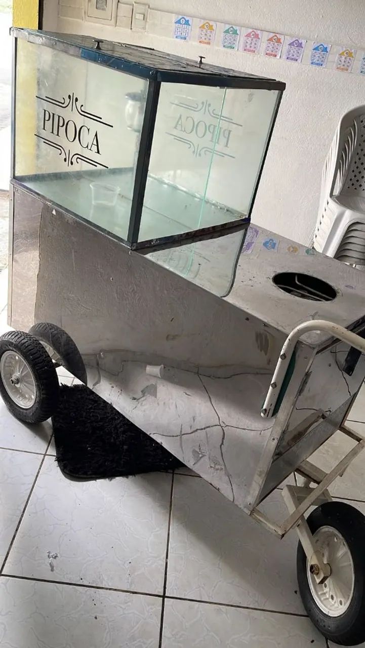 Carrinho de pipoca novo 