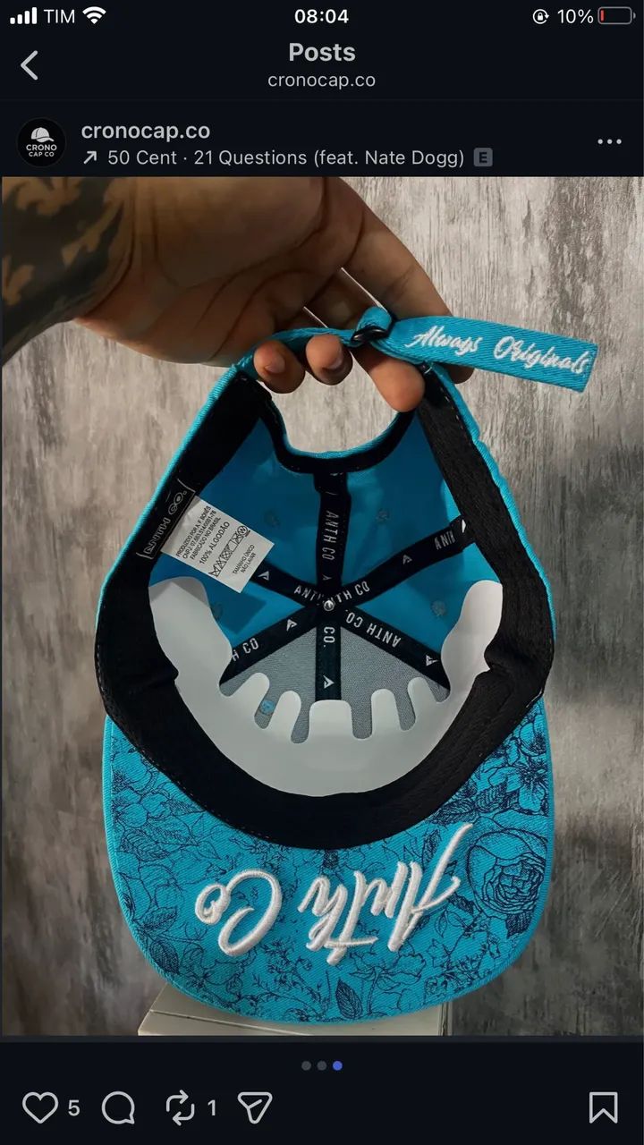 Boné premium Anth Co *NOVO* - Foto 4