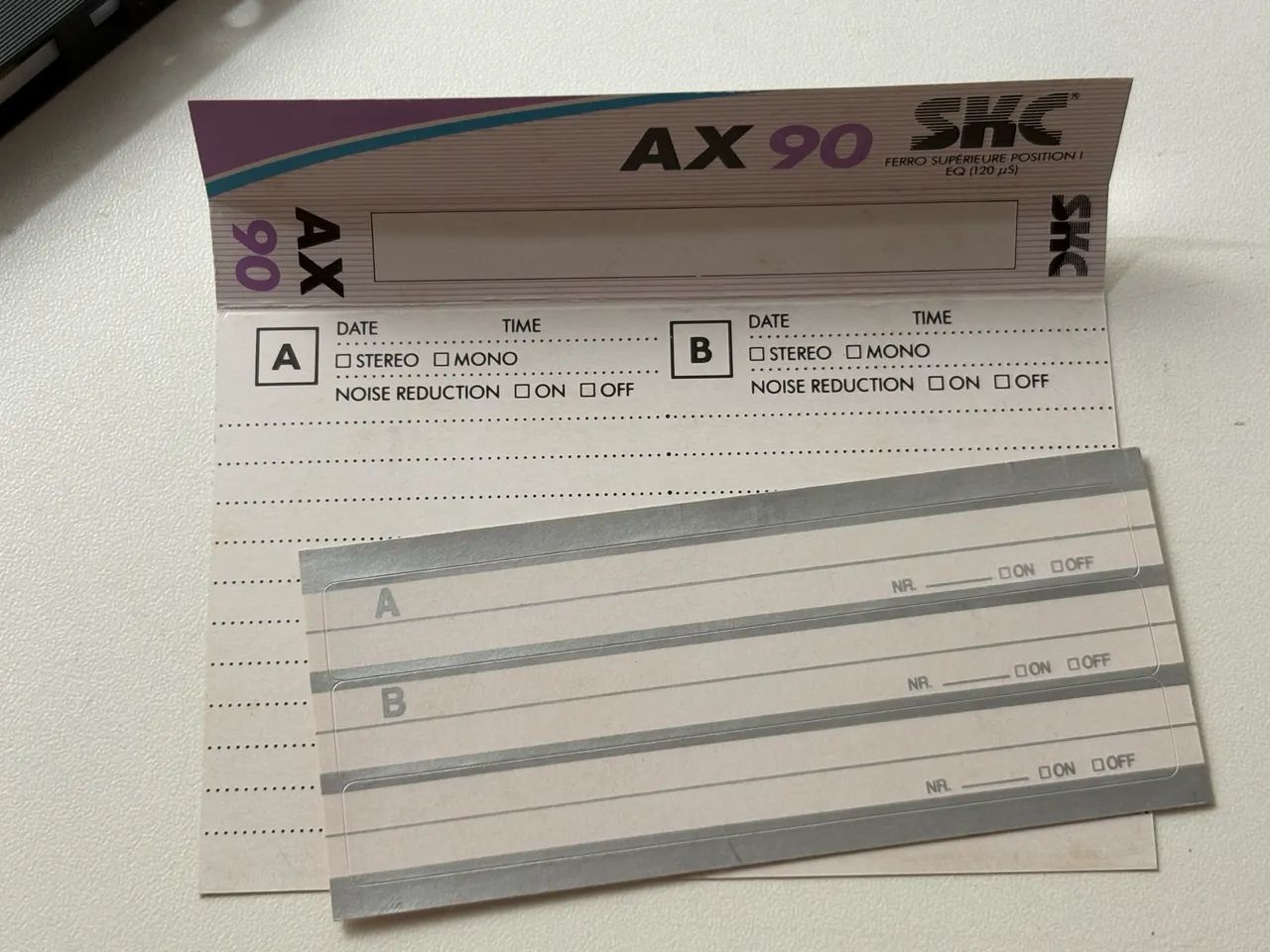 Fita cassete SKC AX 90 (1992) - Foto 3