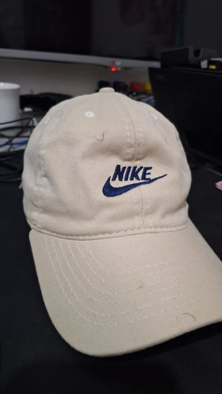 Boné Nike original branco bordado - Foto 2