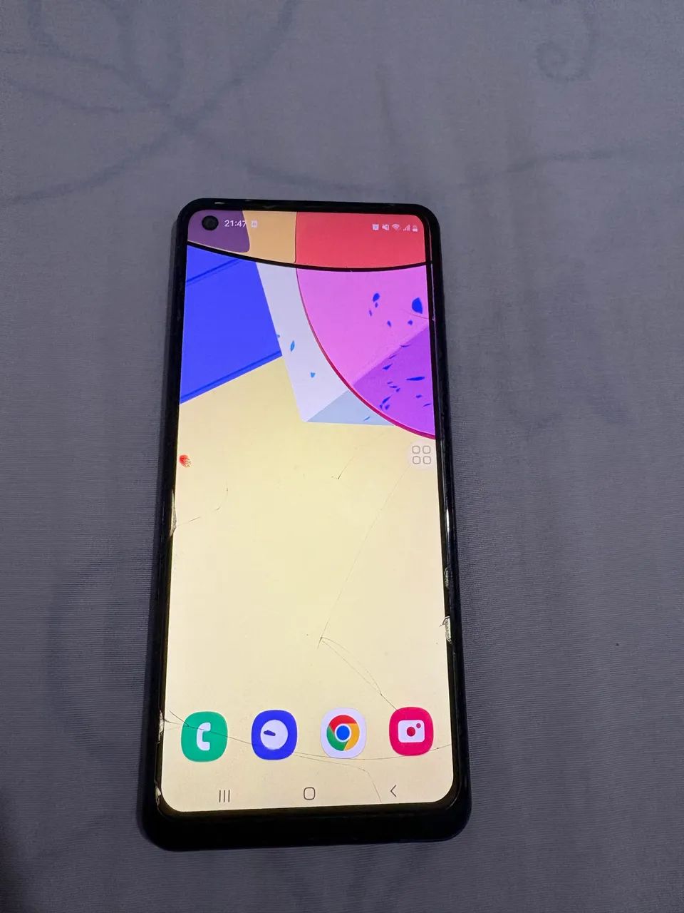Celular Samsung A21S usado em ótimo estado