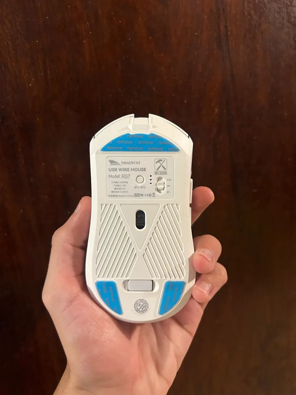 Mouse Gamer SMAILWOLF RS7 Wireless - Foto 4