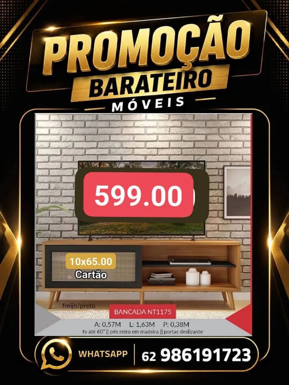 Bancada para TV 60