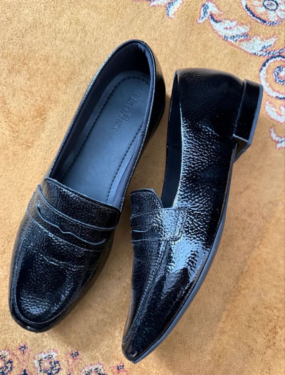 Mocassim loafer usaflex couro legítimo 39