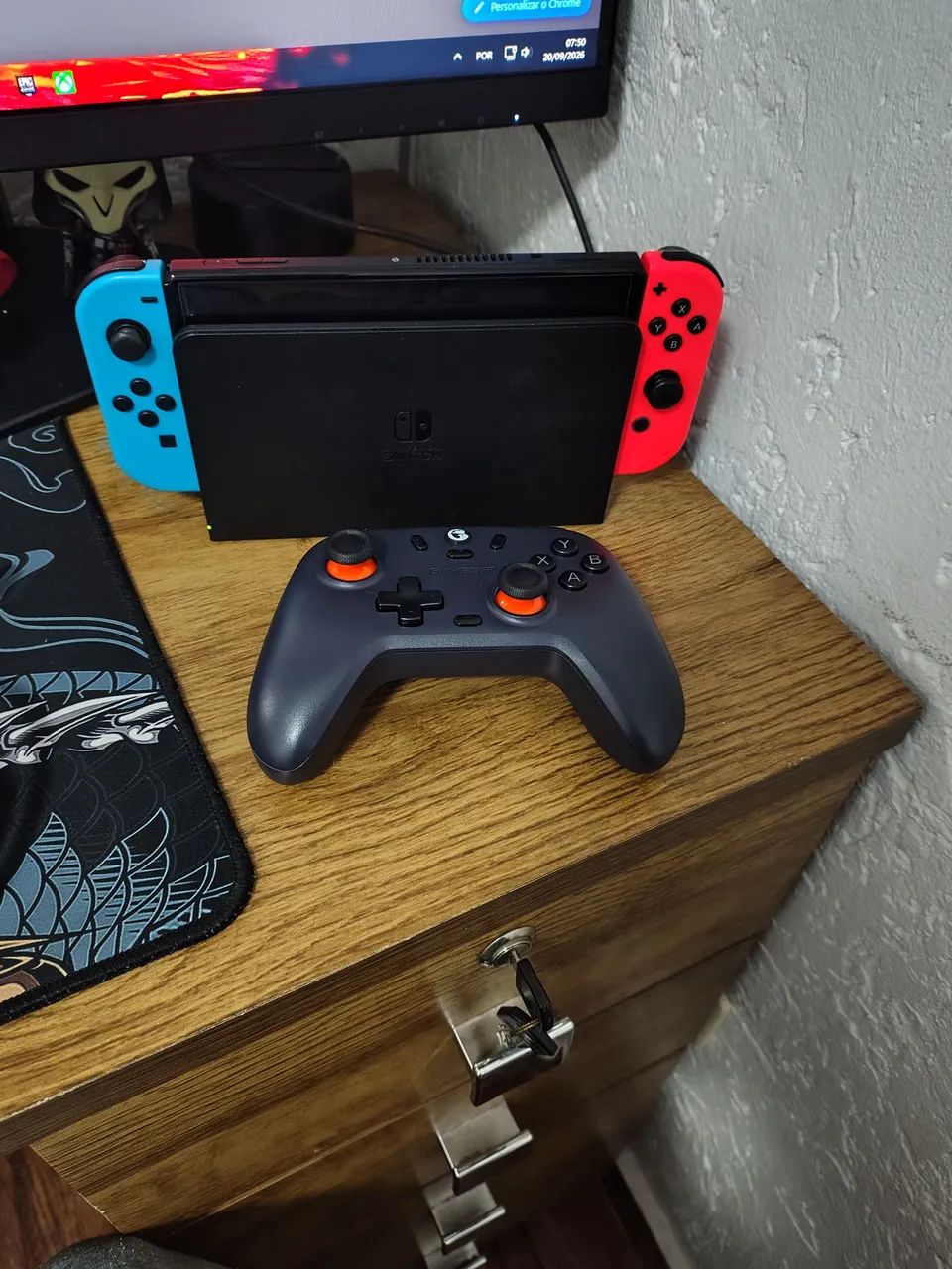 Nintendo Switch OLED Desbloqueado + 64GB + GameSir Nova Lite  - Foto 3
