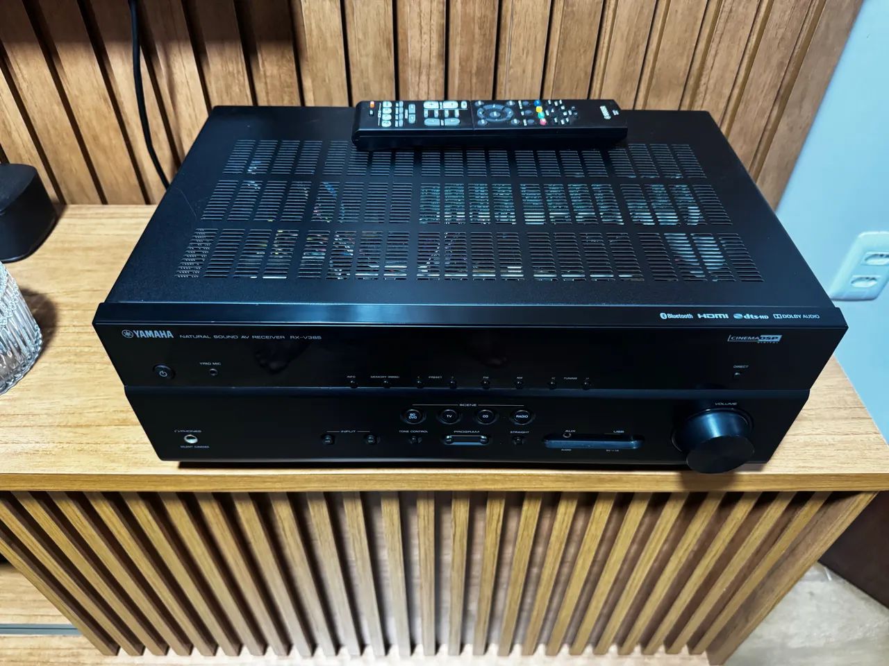 Receiver YAMAHA Rx V385 - Aparelhos de Som - Vila Praiana, Lauro