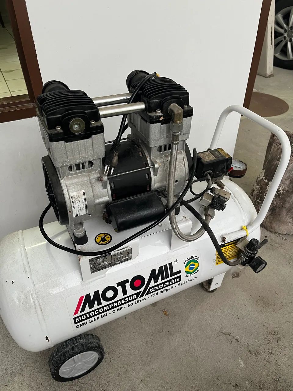 Compressor odontológico 50L seminovo  - Foto 4