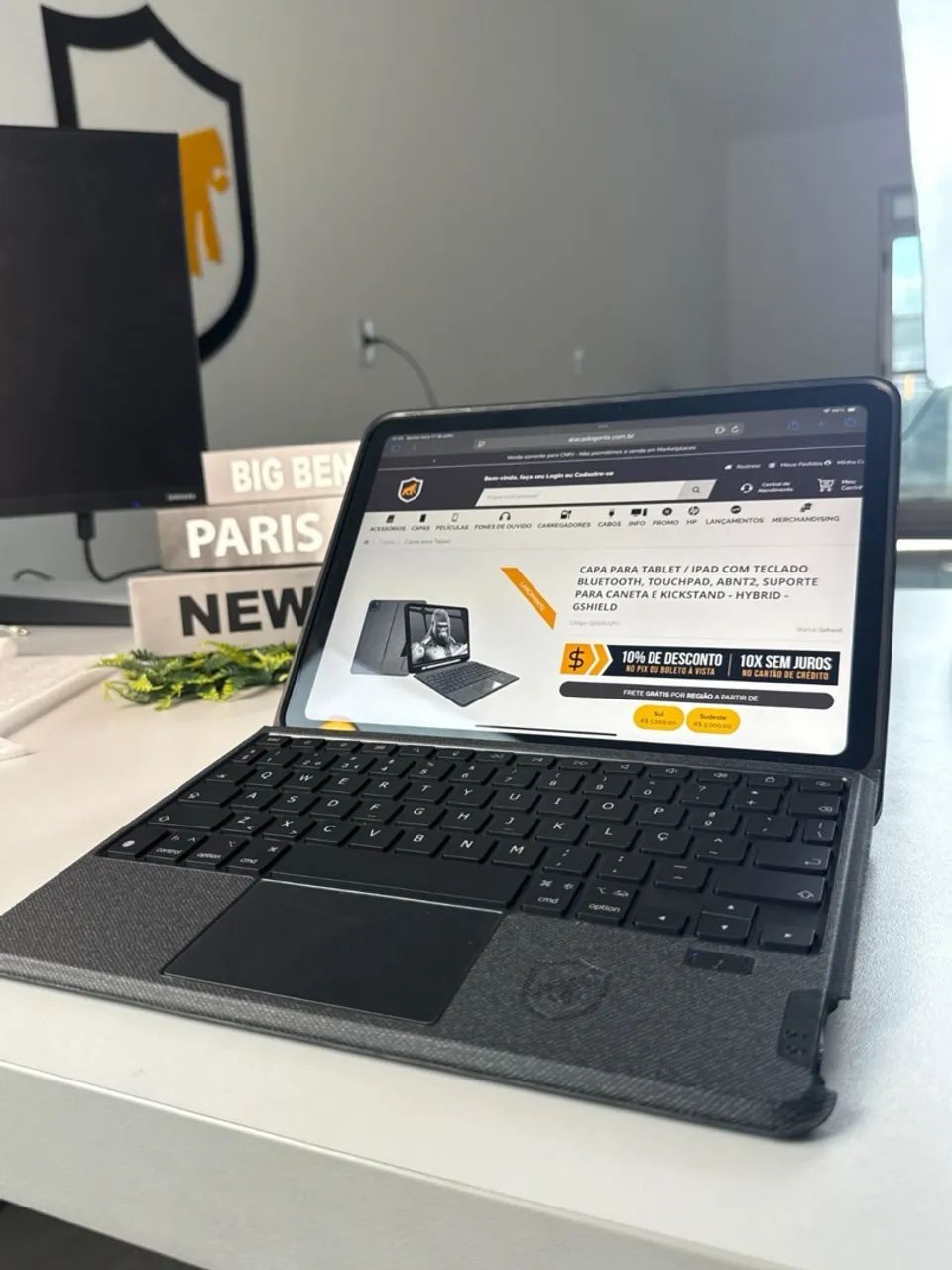 Capa com Teclado Hybrid para iPad 10.9 a 11 Polegadas  - Foto 4