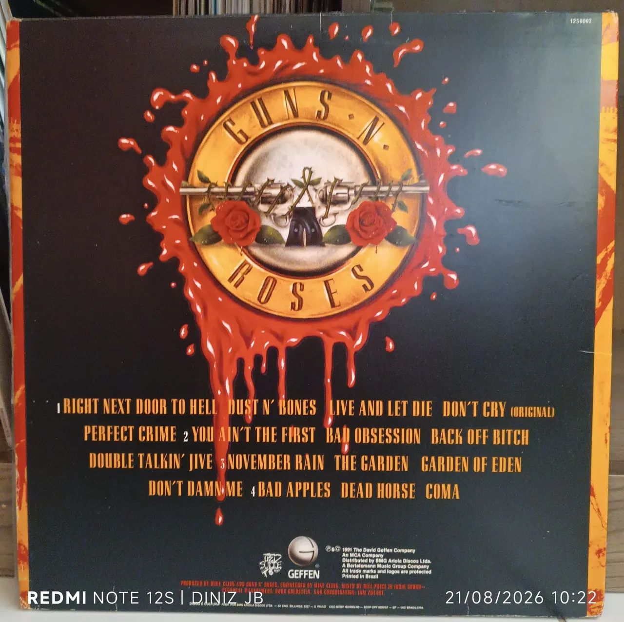 Lote Guns N' Roses Use Your Illusion 1 e 2 - Foto 3
