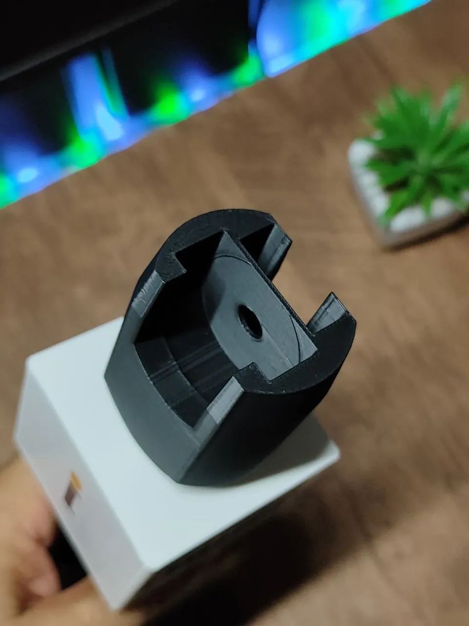 Microfone Adaptador de Lapela Com Canopla Personalizada  - Foto 4