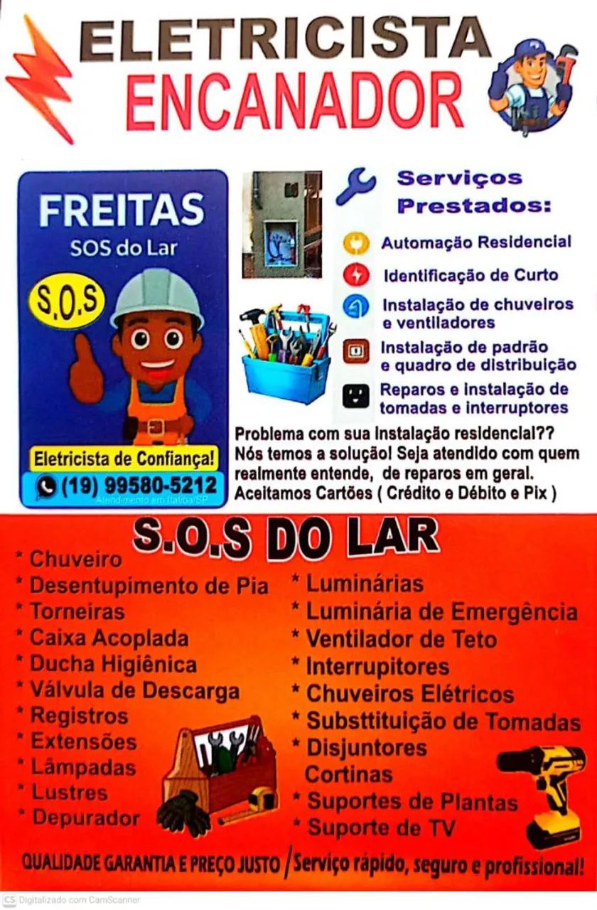 ENCANADOR E ELETRECISTA