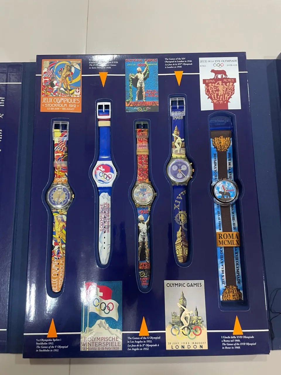 Swatch Historical Olympic Games Collection 4th Edition - Coleção Olímpica Completa