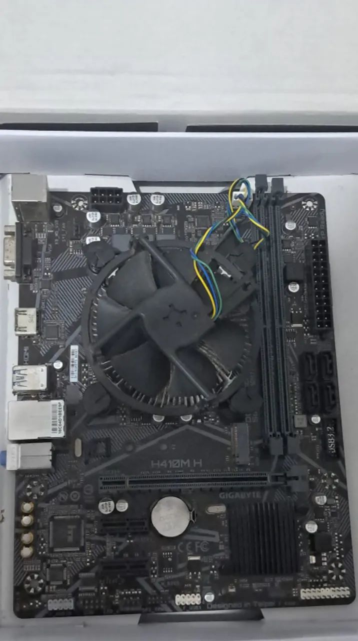 Kit placa mãe + processador
