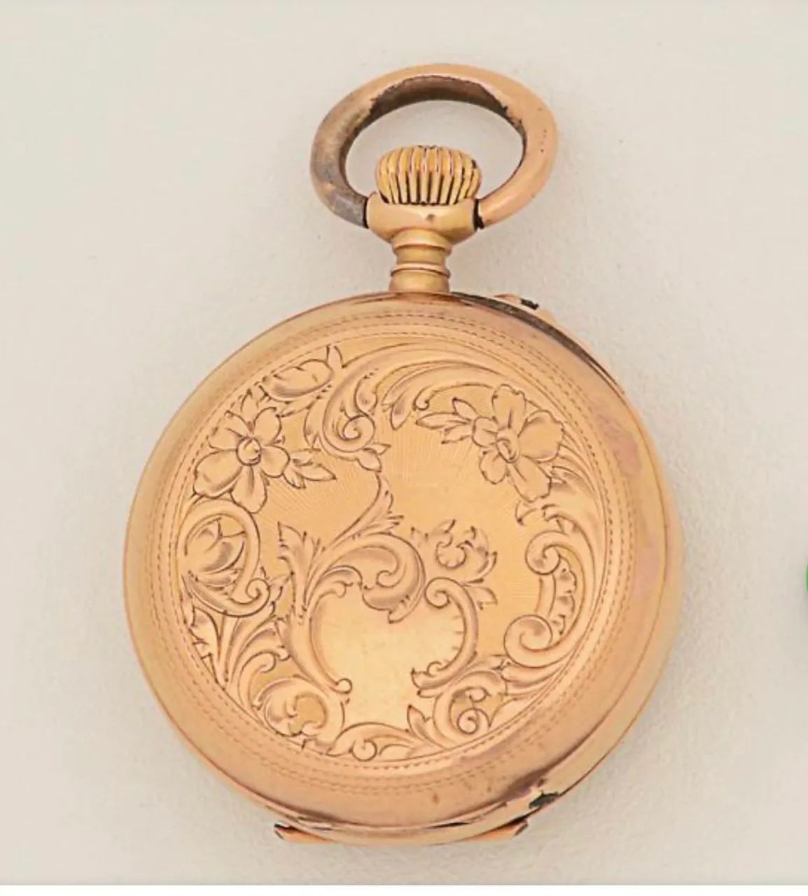 Relógio de bolso ouro maciço 18 k centenário  - Foto 2