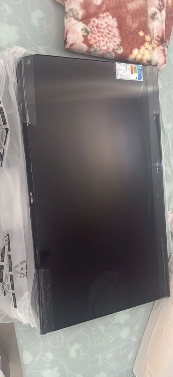 Televisão aiwa 43 polegadas sem uso com tela rachada  - Foto 2