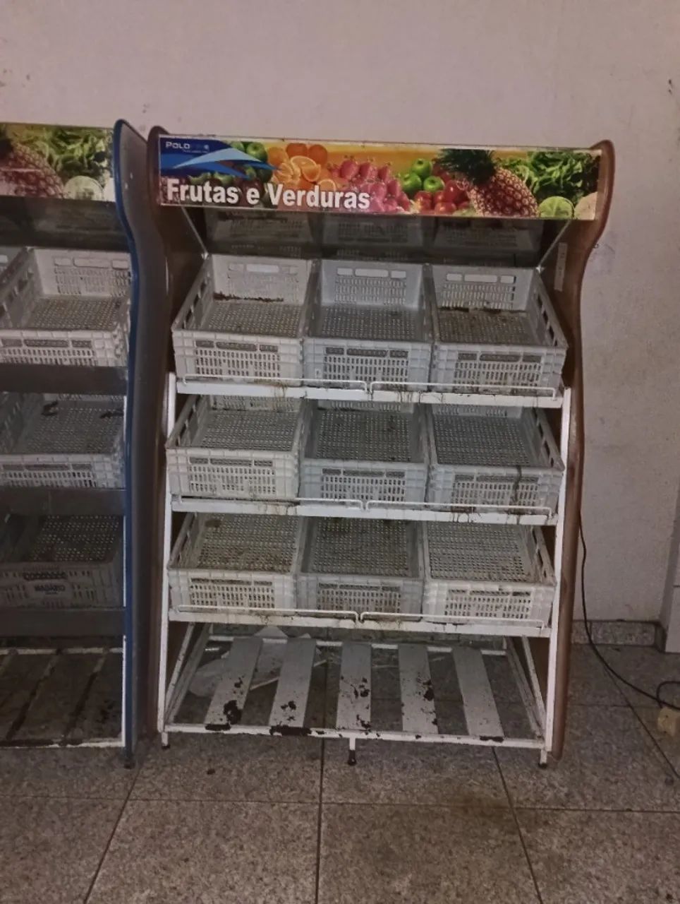 Expositor de chão para hortifruti - Foto 2