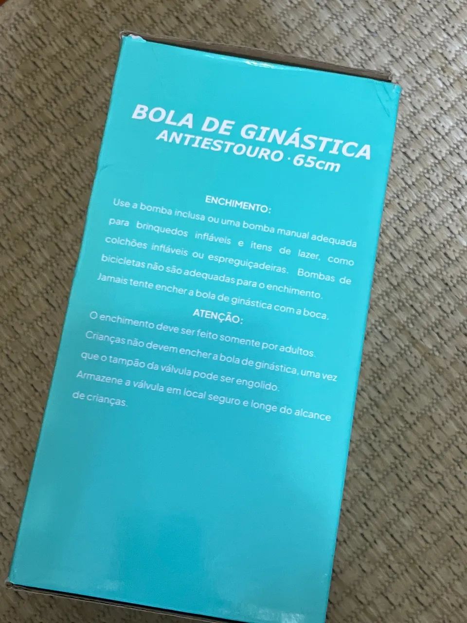 Bola de ginástica OXER 65cm - Foto 2