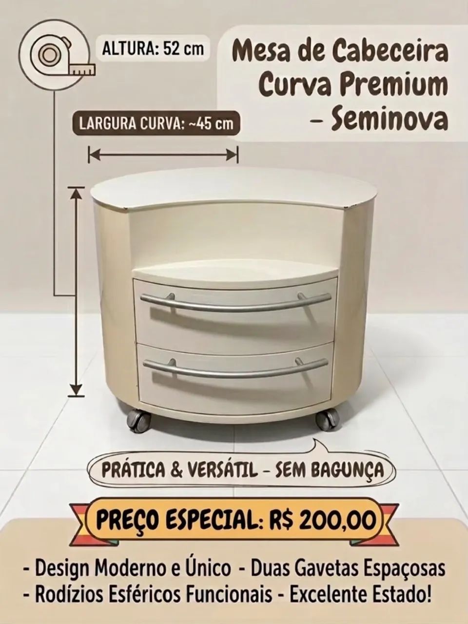 Mesa de Cabeceira 
