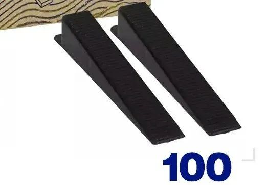 Kit 1000 Niveladores 1mm + 100 Cunhas Slim Clip Assentar E Nivelar Porcelanato Piso Cerami - Foto 2