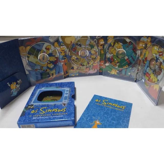 DVD Box Quadruplo Os Simpsons - 4ª Temporada Completa - Edição Para Colecionador ( 23953 ) - Foto 6