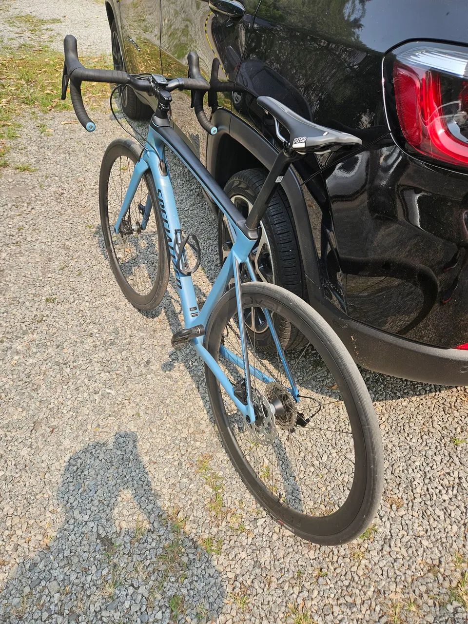 Bike Specialized roubaix com roda Roval de carbono C38 - Foto 2