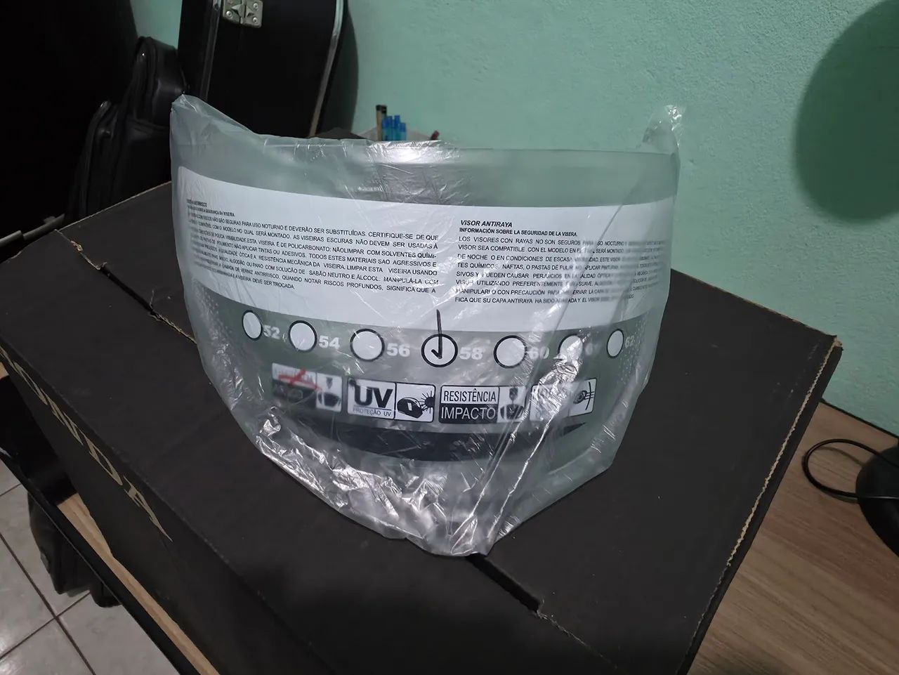 Viseira ORIGINAL para capacete Honda tam. 58