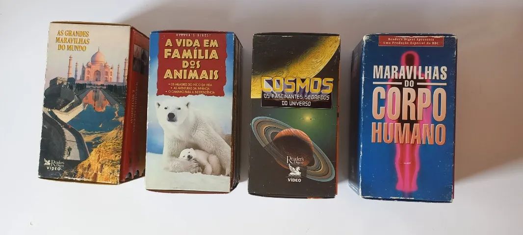 4 Un Box Em Vhs Reader's Digest Doumentáios Originais (Usado)