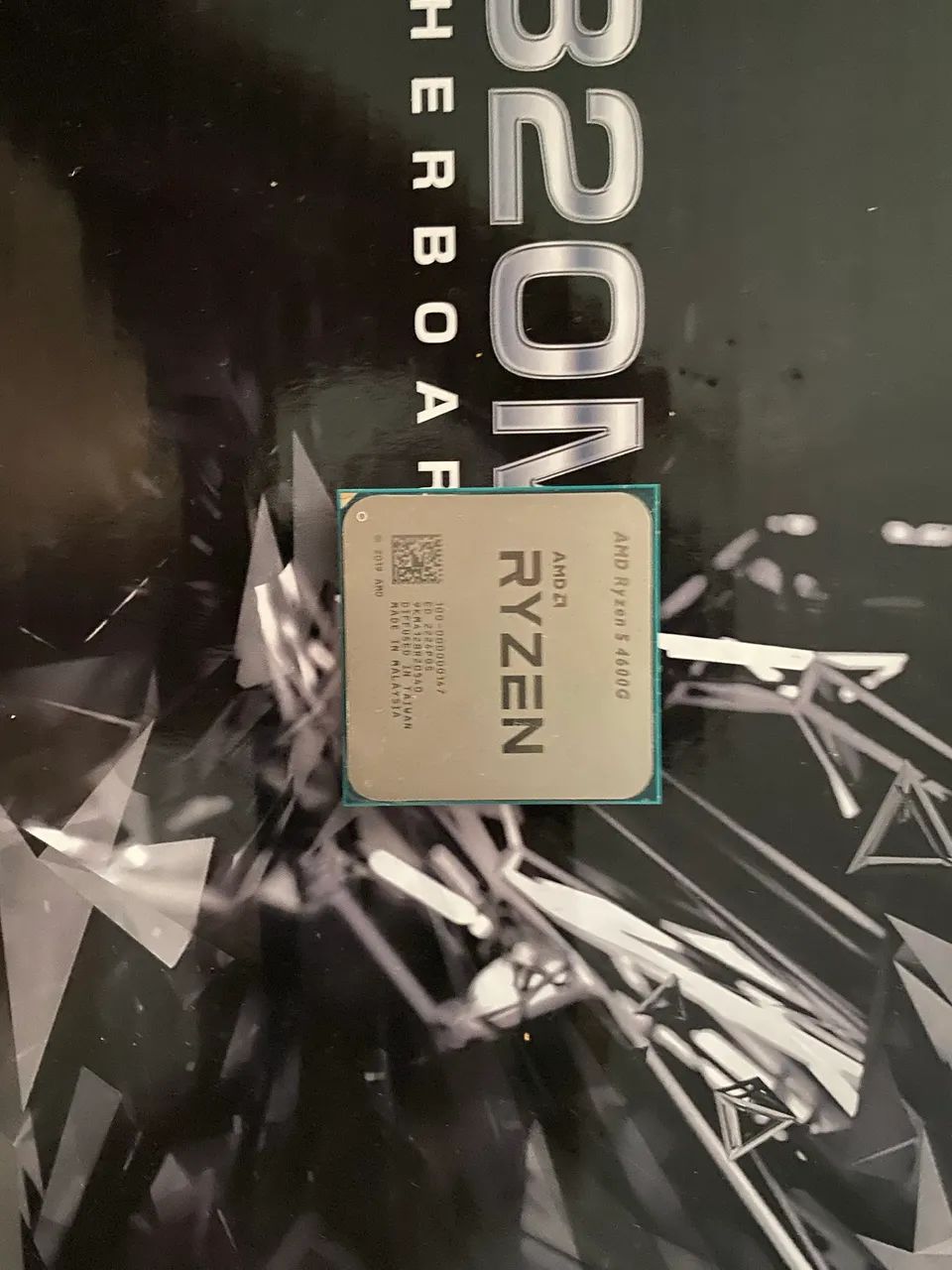 Placa mãe A320MH 2.0 + Processador Ryzen 5 4600g