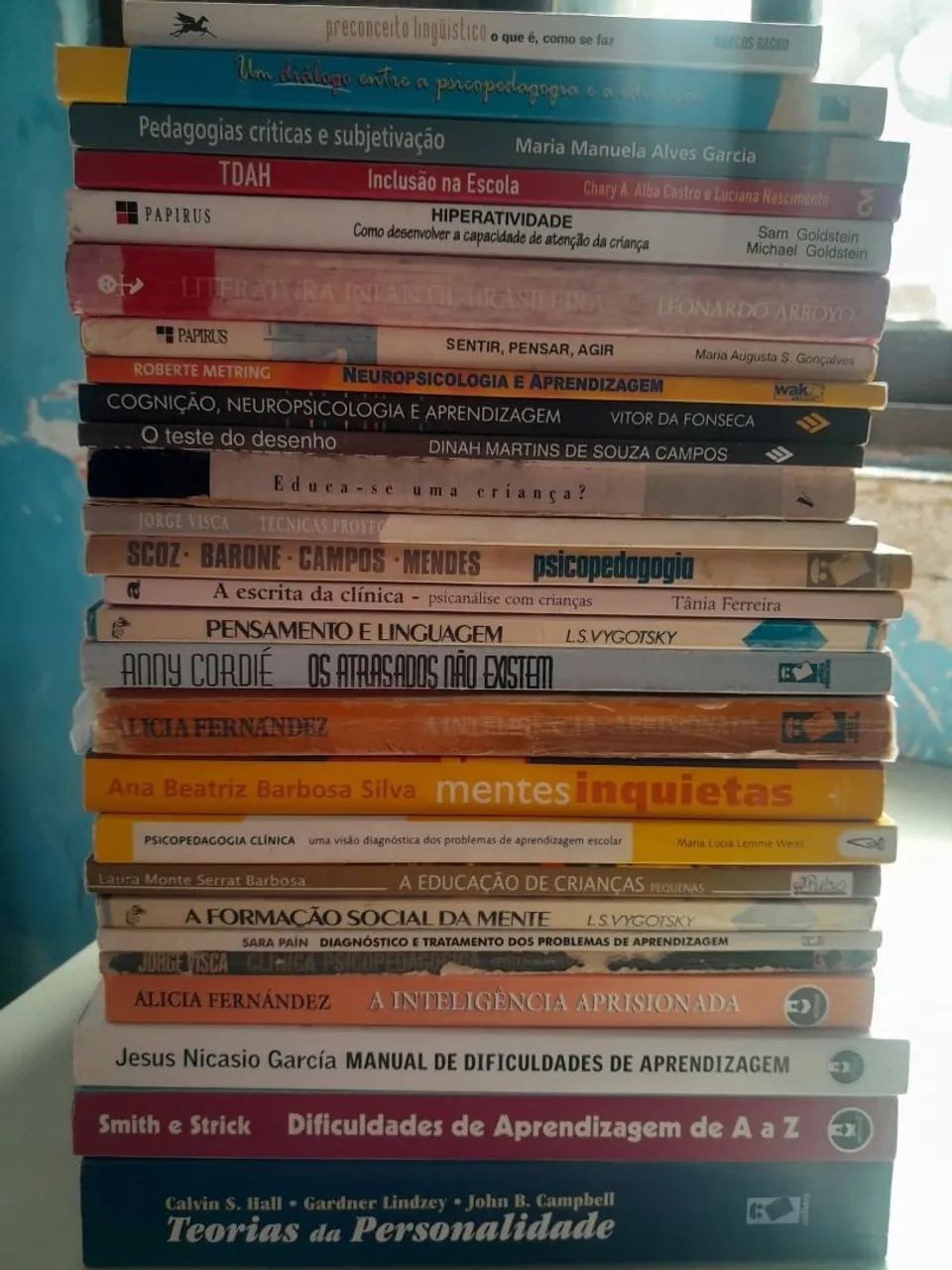 Livros de psicopedagogia, pedagogia,psicologia infantil 