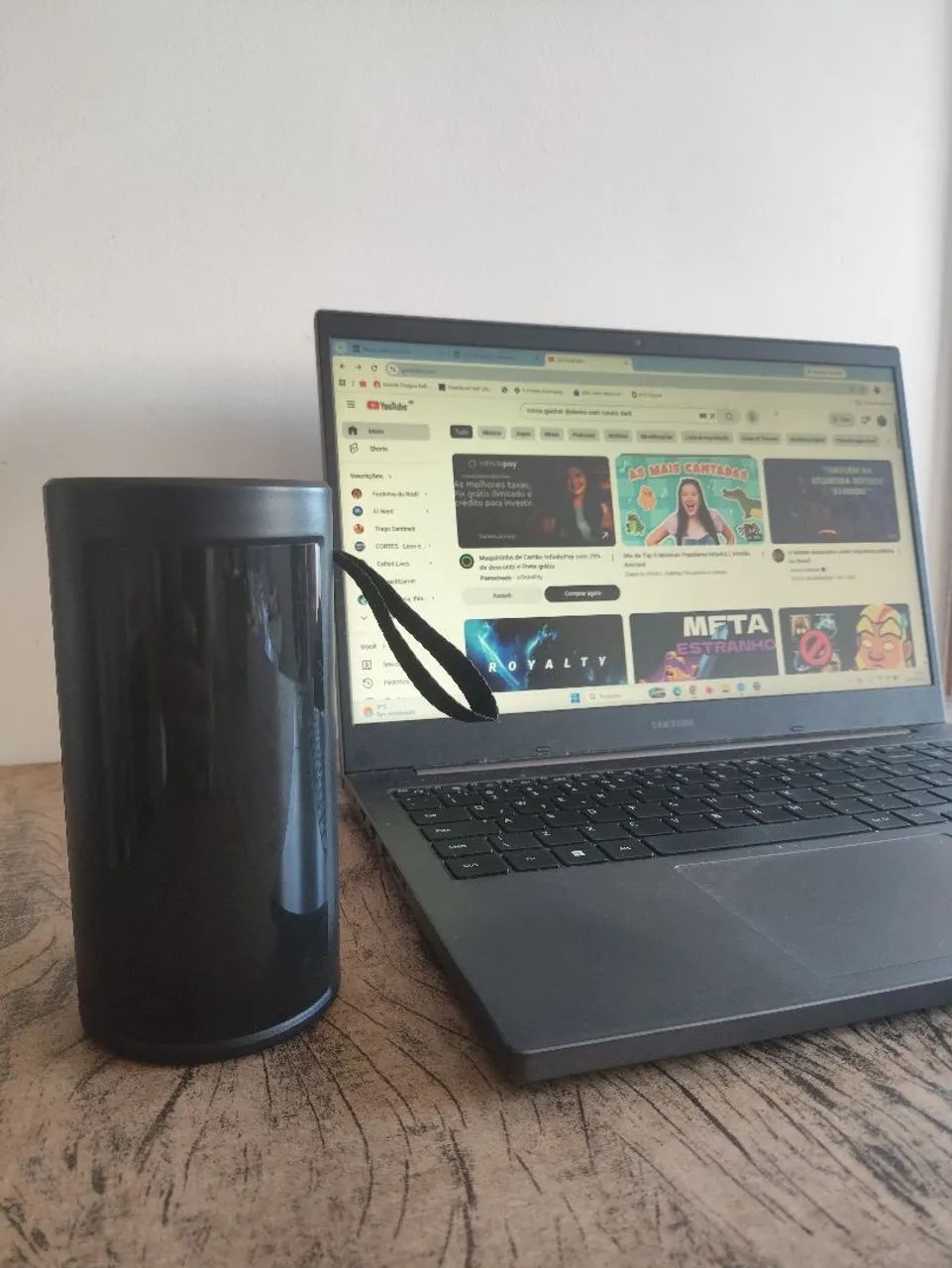 Caixinha de som para computador e celular - Foto 2