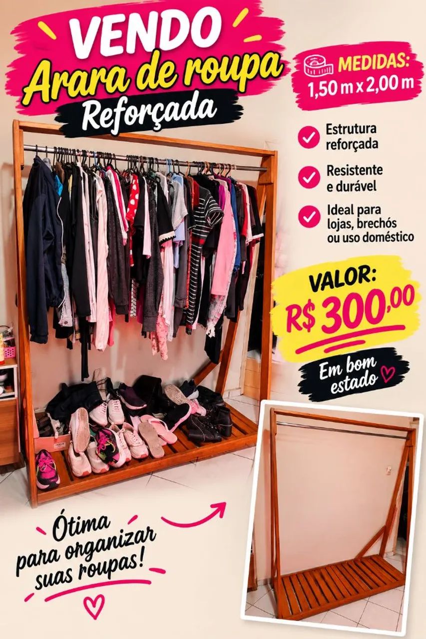Arara de roupa 