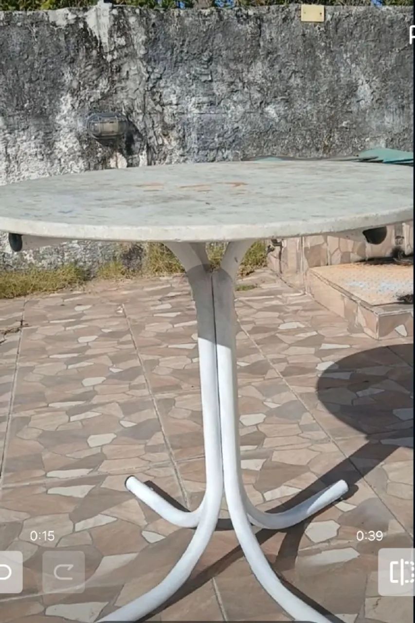 Mesa de tampo de mármore  - Foto 3