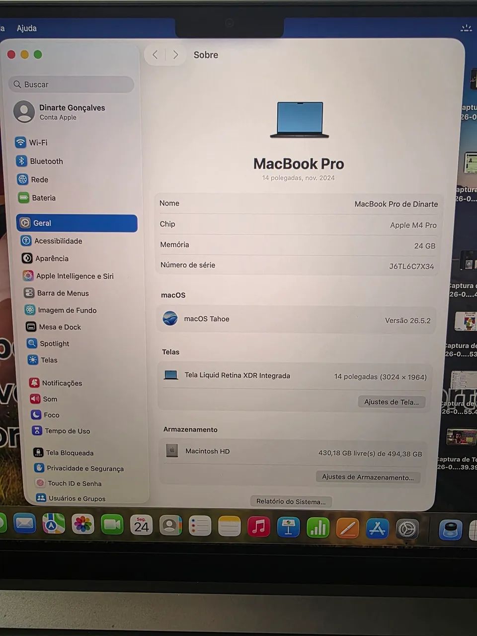 Apple MacBook Pro 2024 14" 512gb 24gb - Foto 2