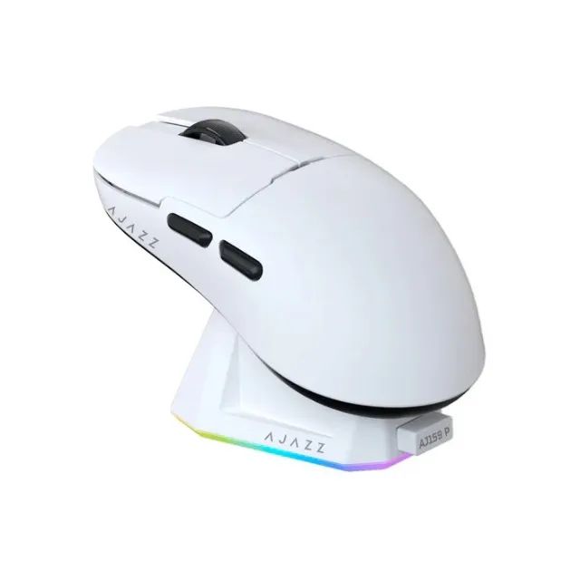 Mouse Gamer AJAZZ AJ159P Wireless Ultra-Leve 8K Hz com Dock de Carregamento paw 3395 - Foto 2