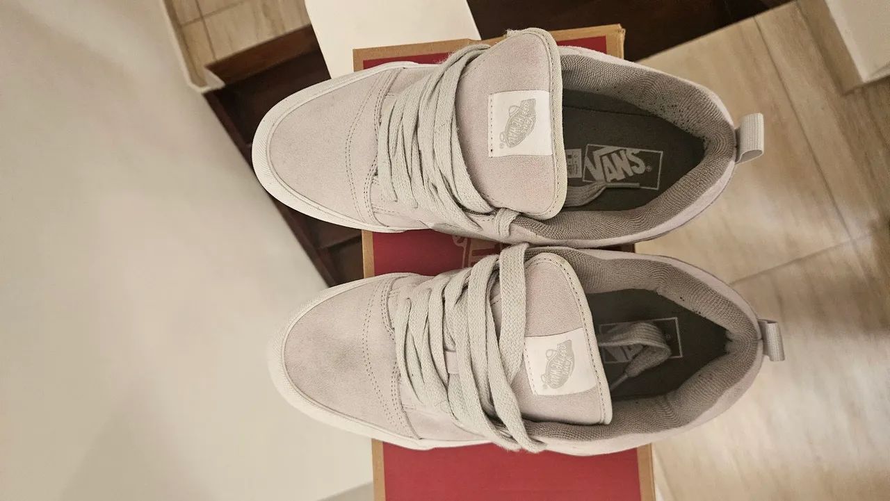 Vans Knu Skool Silver - Tam 42 - Foto 2