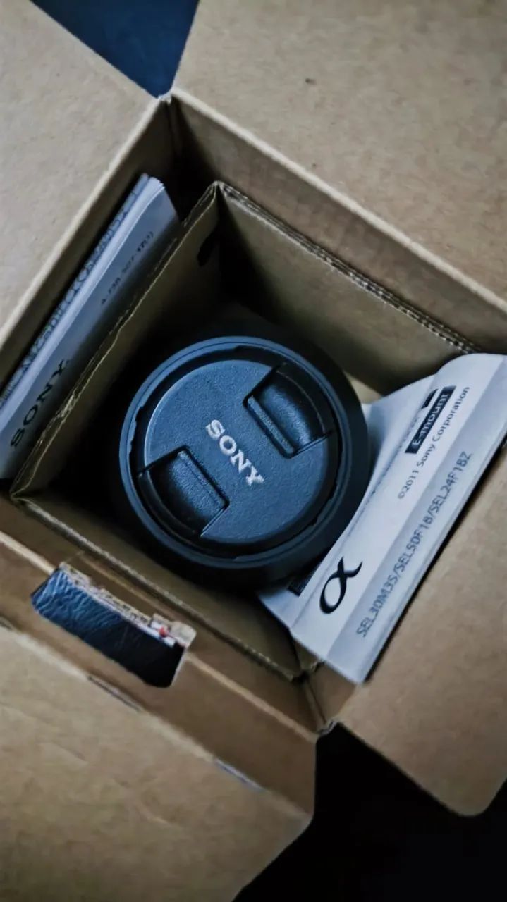 Lente Sony 50mm f1.8 OSS NA CAIXA!  - Foto 6