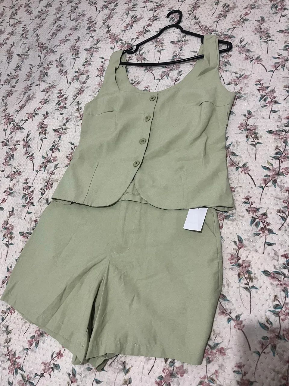 Conjunto em linho verde  - Foto 3