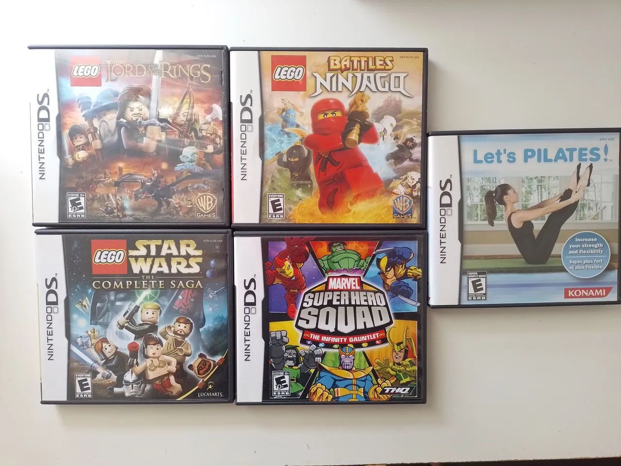 Lote de Jogos Nintendo DS 