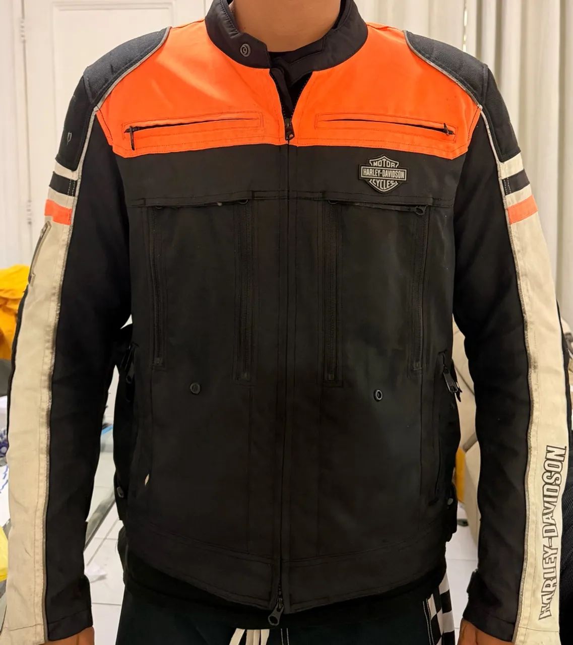 Jaqueta Harley Davidson com proteção 