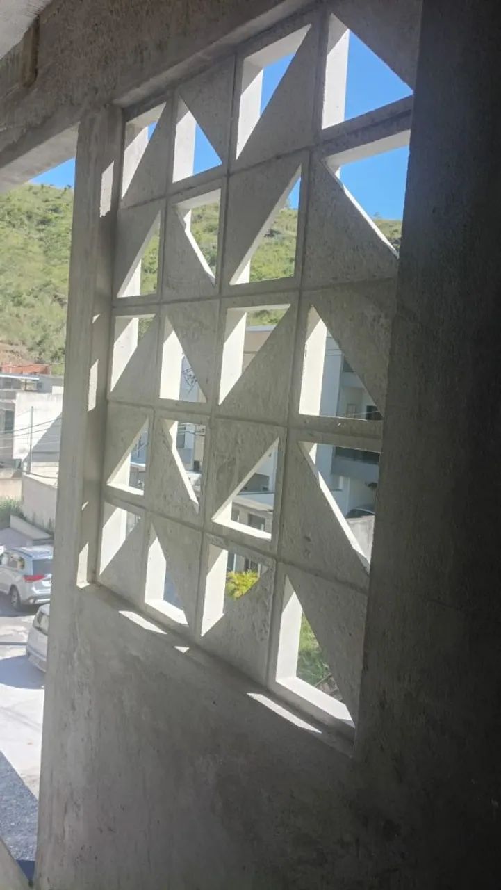 Tijolo em concreto vazado - Cobogó 