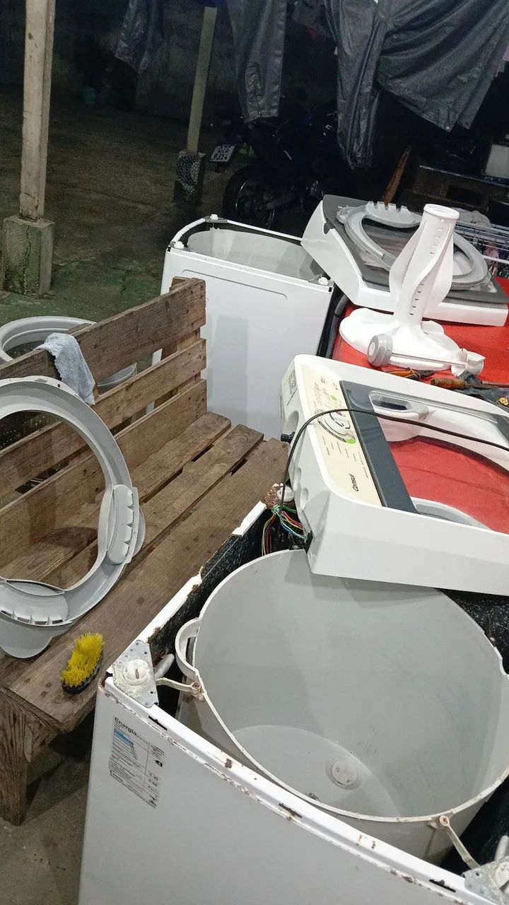 LIMPEZA COMPLETO DE MÁQUINA DE LAVAR ROUPA - Foto 4