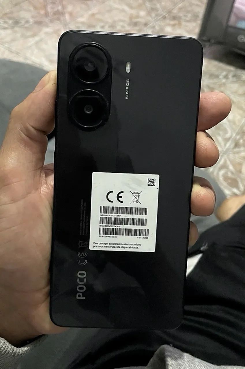 Poco X7 preto 256 gb - Foto 4