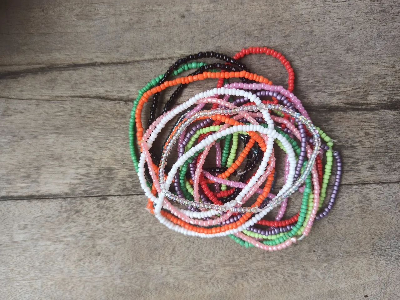 Conjunto pulseiras de miçanguinhas (10 unidades) - Foto 5