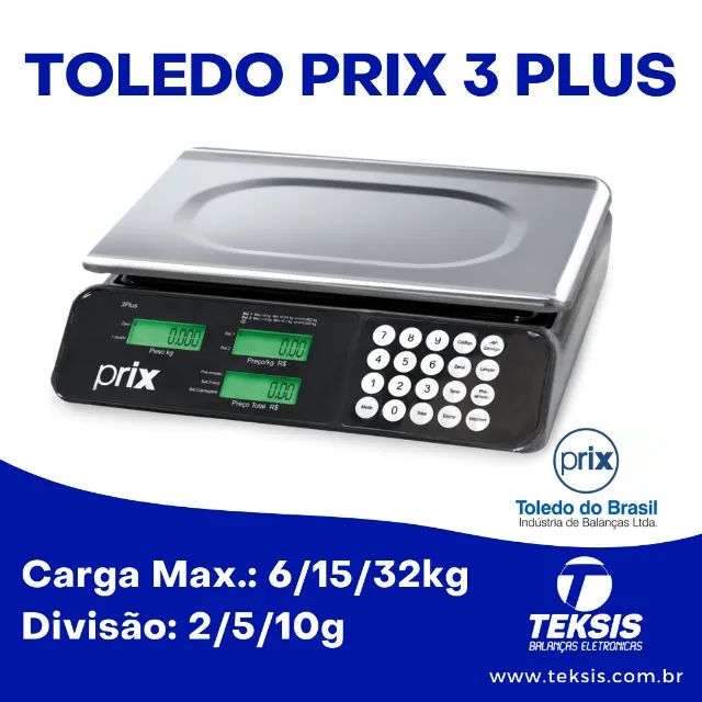 Balança Toledo Prix III Plus